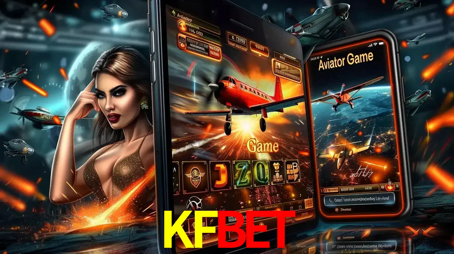 Mulher estilosa cercada por telas que exibem a jogabilidade do Aviator, capturando a intensidade e a estratégia deste popular crash game oferecido pelo KFBET.
